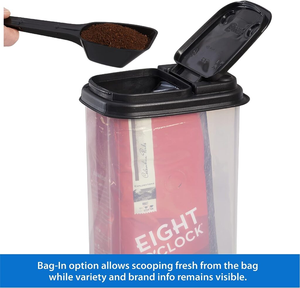 Buddeez Coffee Bean Storage Container - Coffee Canister With Spoon, Coffee Buddy, Suitable for Whole Beans Ground Coffee, Pantry Organization And Storage For Food, Sugar, Flour, Tea, and More! Buddeez Coffee Bean Storage Container - Coffee Canister With Spoon, Coffee Buddy, Suitable for Whole Beans Ground Coffee, Pantry Organization And Storage For Food, Sugar, Flour, Tea, and More!