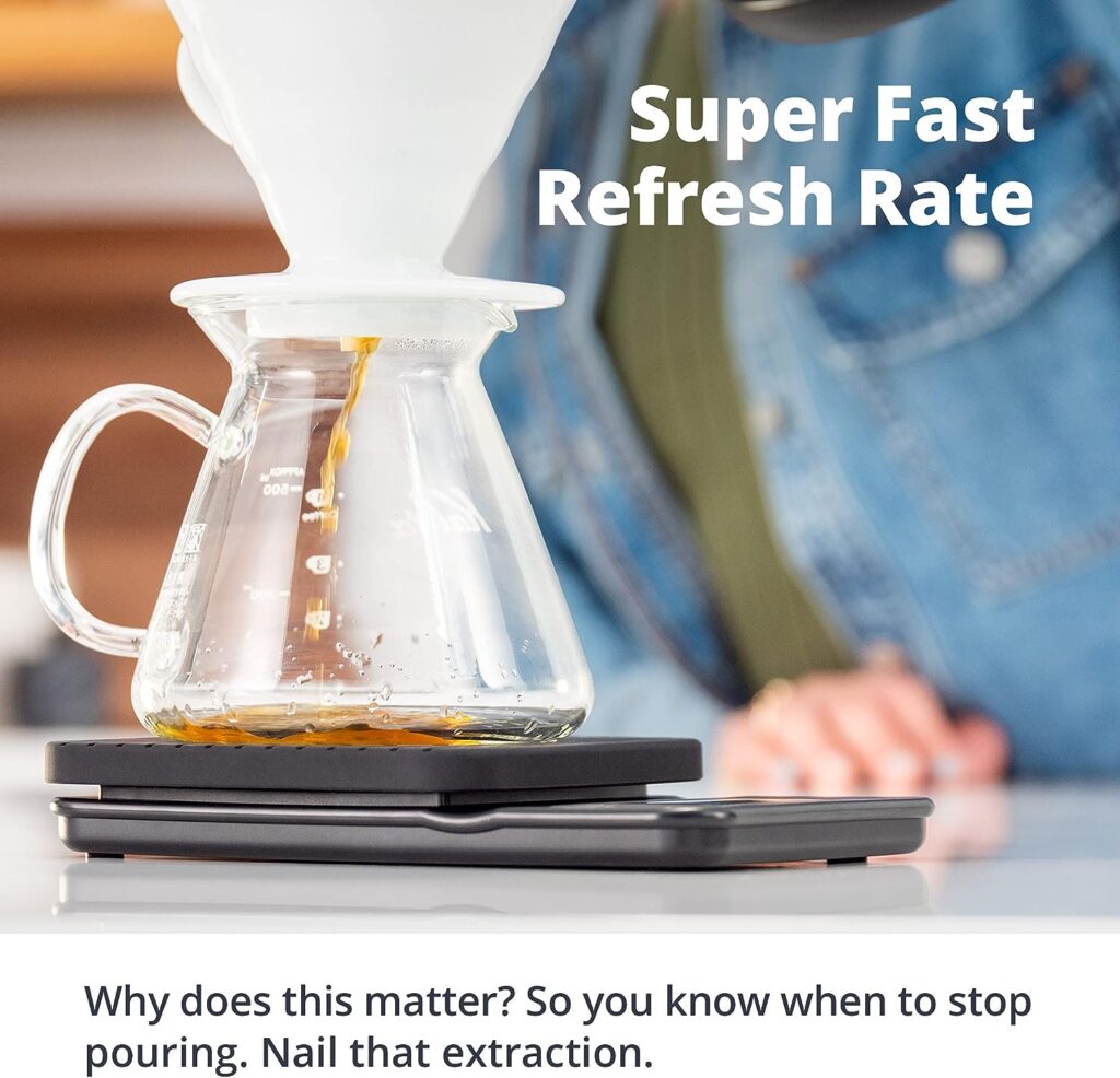 Greater Goods Digital Coffee Scale - for The Pour Over Maker | Brew Artisanal Java on a with Timer Great French Press and General Kitchen Use Designed in St. Louis Greater Goods Digital Coffee Scale - for The Pour Over Maker | Brew Artisanal Java on a with Timer Great French Press and General Kitchen Use Designed in St. Louis