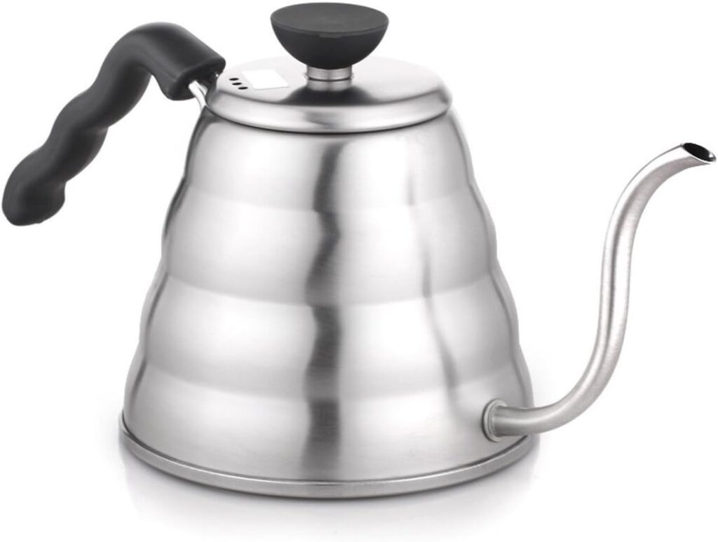 PremiaCasa Premium Stainless Steel Gooseneck Kettle for Drip Coffee or Tea, 1.2L PremiaCasa Premium Stainless Steel Gooseneck Kettle for Drip Coffee or Tea, 1.2L