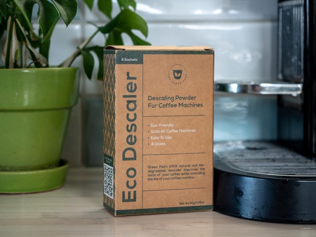 The Green Pods Eco Descaler - Coffee Machine Descaling Powder The Green Pods Eco Descaler - Coffee Machine Descaling Powder