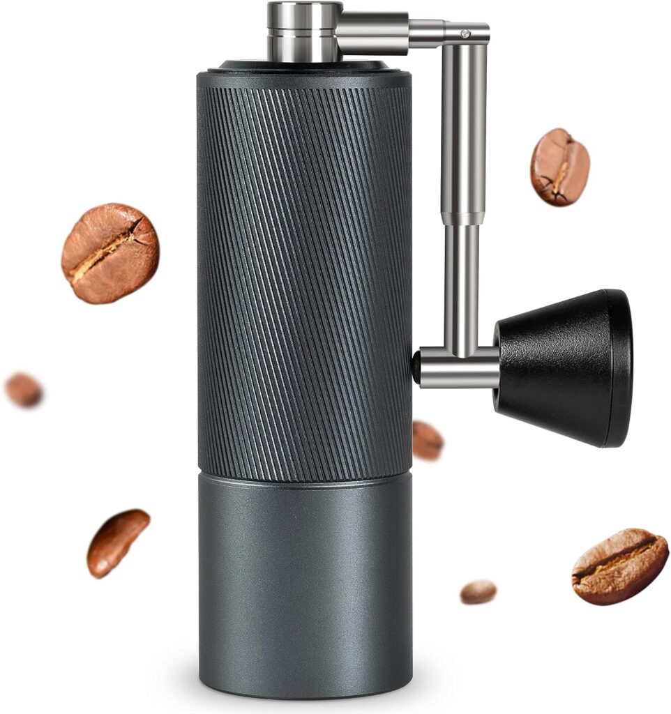 TIMEMORE New -Chestnut C2 Fold Manual Coffee Grinder with Foldable Handle, Adjustable Stainless Steel Conical Burr Coffee Grinder, Hand Coffee Grinder for Pour Over Coffee, French Press, Dark Gray TIMEMORE New -Chestnut C2 Fold Manual Coffee Grinder with Foldable Handle, Adjustable Stainless Steel Conical Burr Coffee Grinder, Hand Coffee Grinder for Pour Over Coffee, French Press, Dark Gray