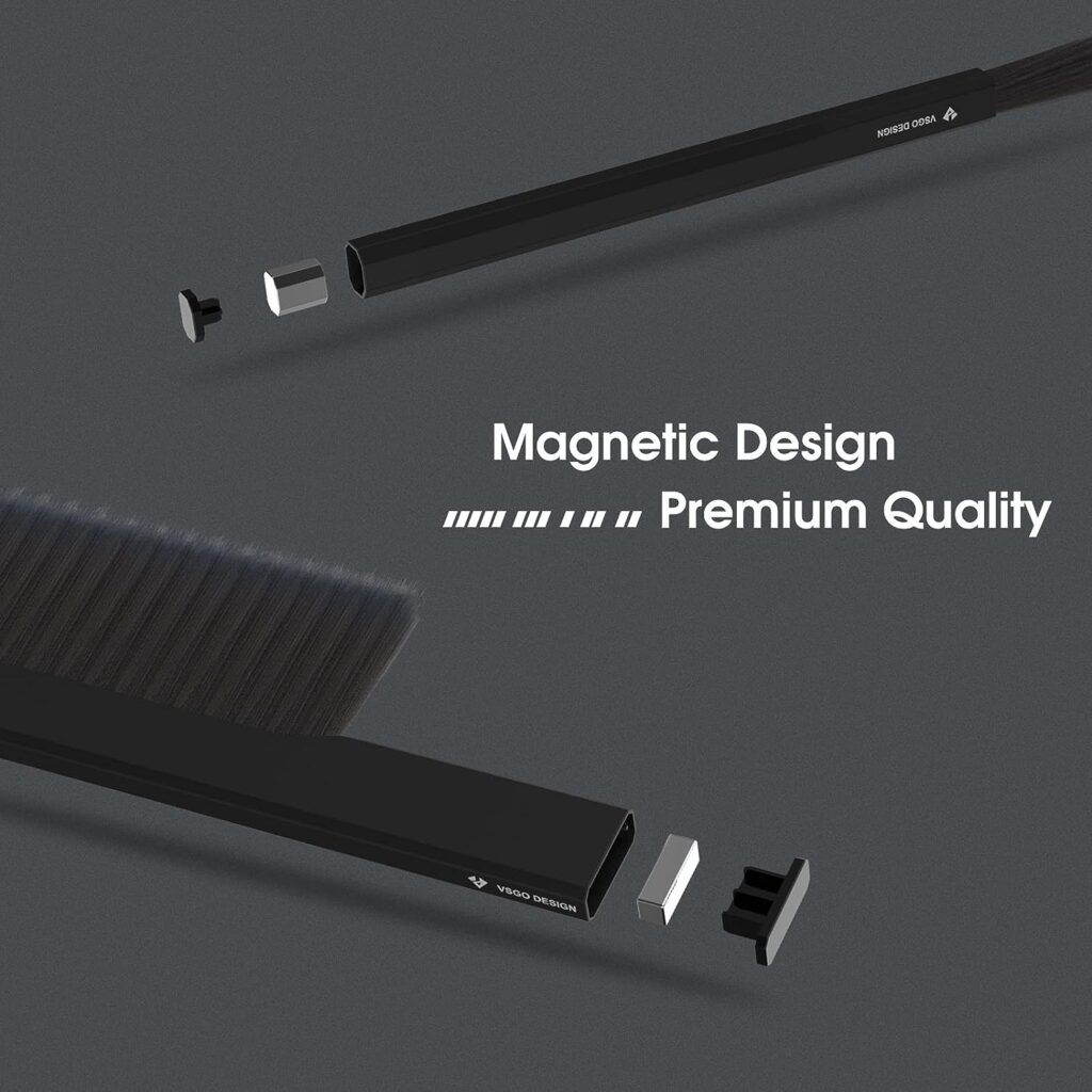 VSGO Magnetic Handle Coffee Grinder Brush Coffee Bristles Brush with Storage Case Professional Espresso Brush Compatible for Philips Breville DeLonghi Coffee Machine Barista Home Kitchen VSGO Magnetic Handle Coffee Grinder Brush Coffee Bristles Brush with Storage Case Professional Espresso Brush Compatible for Philips Breville DeLonghi Coffee Machine Barista Home Kitchen