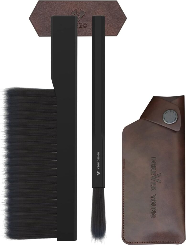 VSGO Magnetic Handle Coffee Grinder Brush Coffee Bristles Brush with Storage Case Professional Espresso Brush Compatible for Philips Breville DeLonghi Coffee Machine Barista Home Kitchen VSGO Magnetic Handle Coffee Grinder Brush Coffee Bristles Brush with Storage Case Professional Espresso Brush Compatible for Philips Breville DeLonghi Coffee Machine Barista Home Kitchen