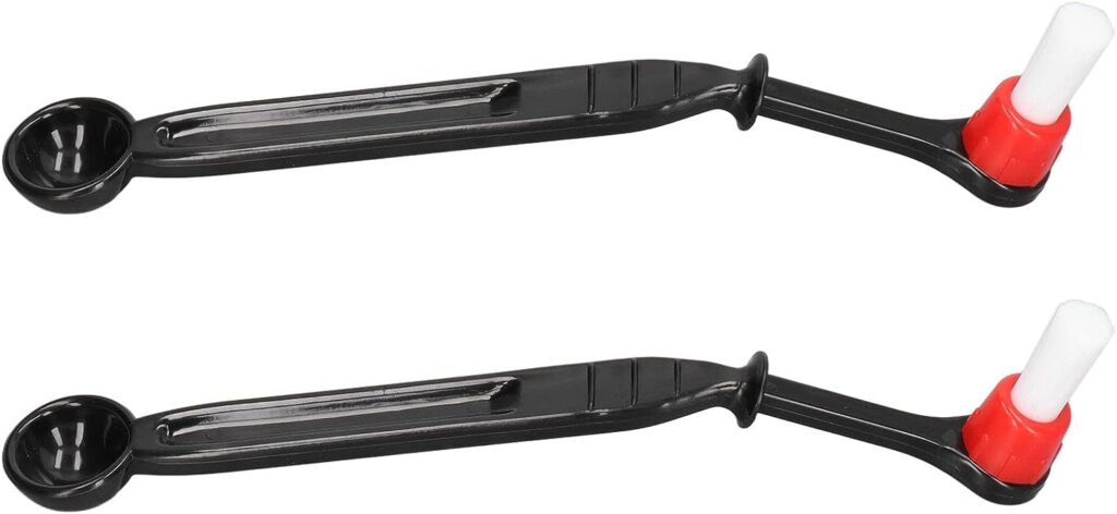 VTOSEN Efficient 2Pcs Coffee Machine Cleaning Brush Set - Essential Nylon Tools for Grinder Milk Frothers - Keep Your Coffee Equipment Spotless VTOSEN Efficient 2Pcs Coffee Machine Cleaning Brush Set - Essential Nylon Tools for Grinder Milk Frothers - Keep Your Coffee Equipment Spotless