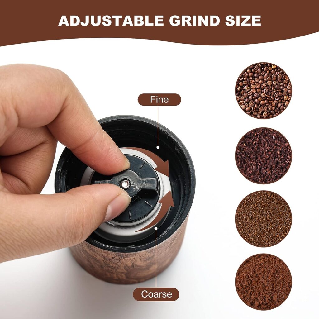 Zalnuuk Coffee Grinder with Ceramic Burr for Camping Zalnuuk Coffee Grinder with Ceramic Burr for Camping