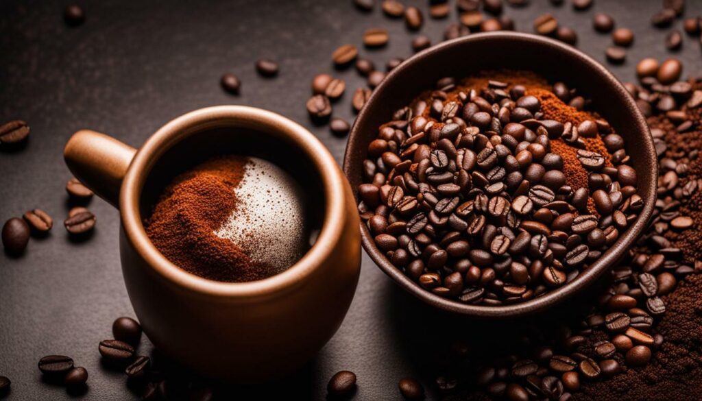 grinding coffee beans grinding coffee beans