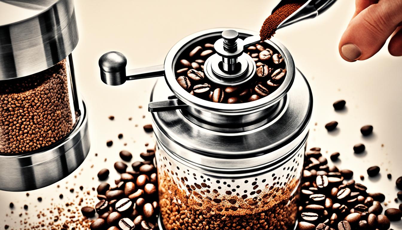 Manual coffee grinder