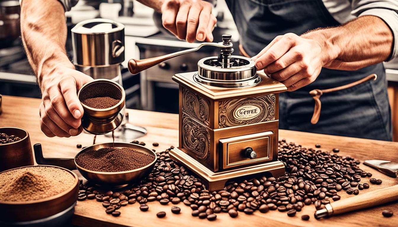 Turkish Coffee with a Manual Grinder