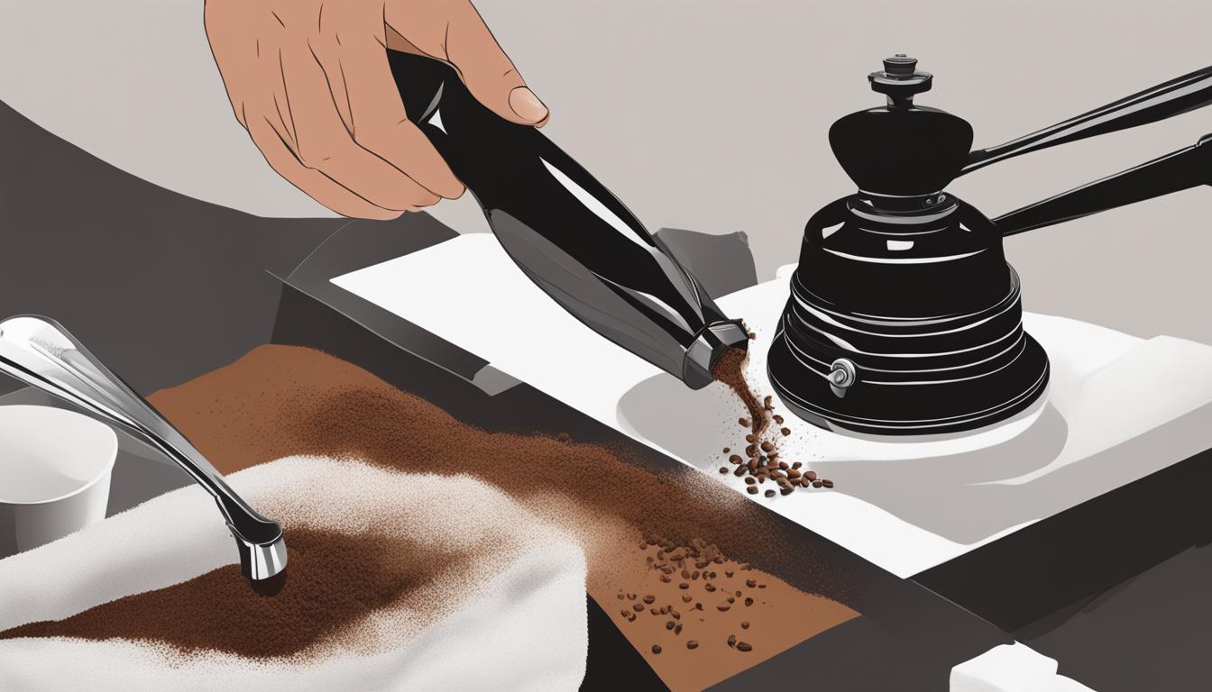 manual coffee grinder cleaning